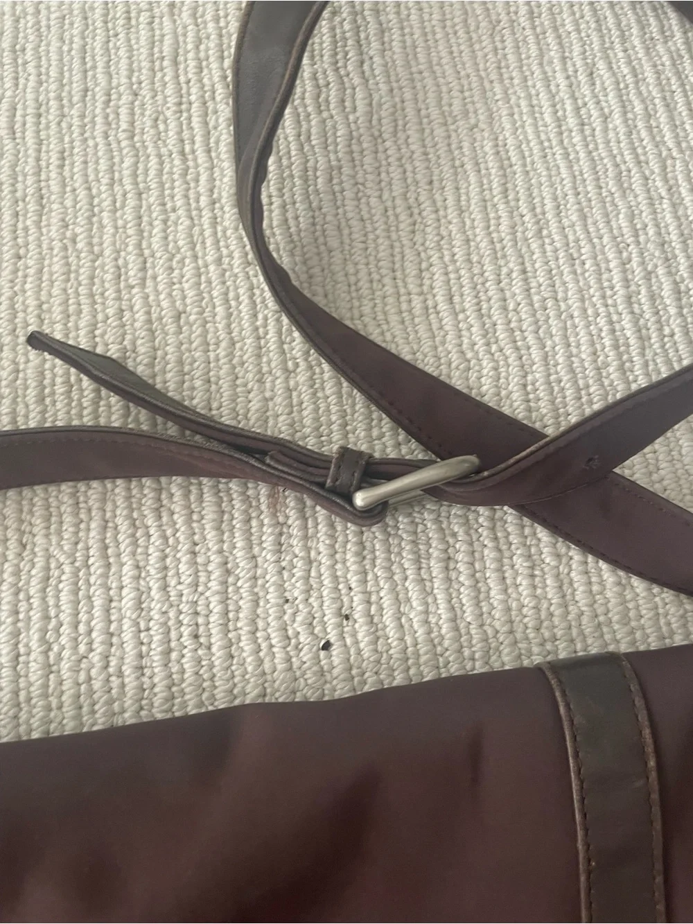 Kenneth Cole Brown Messenger Bag - Classic Crossbody Satchel b28